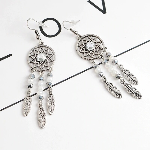 Dream Catcher Earrings - Picture 3 of 4